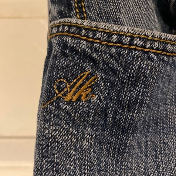 Y2K Akademiks Wide Leg Jeans Embroidered Pockets Men’s Size 36 - Picture 4 of 12